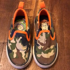 Disney toy story camo slip-ons